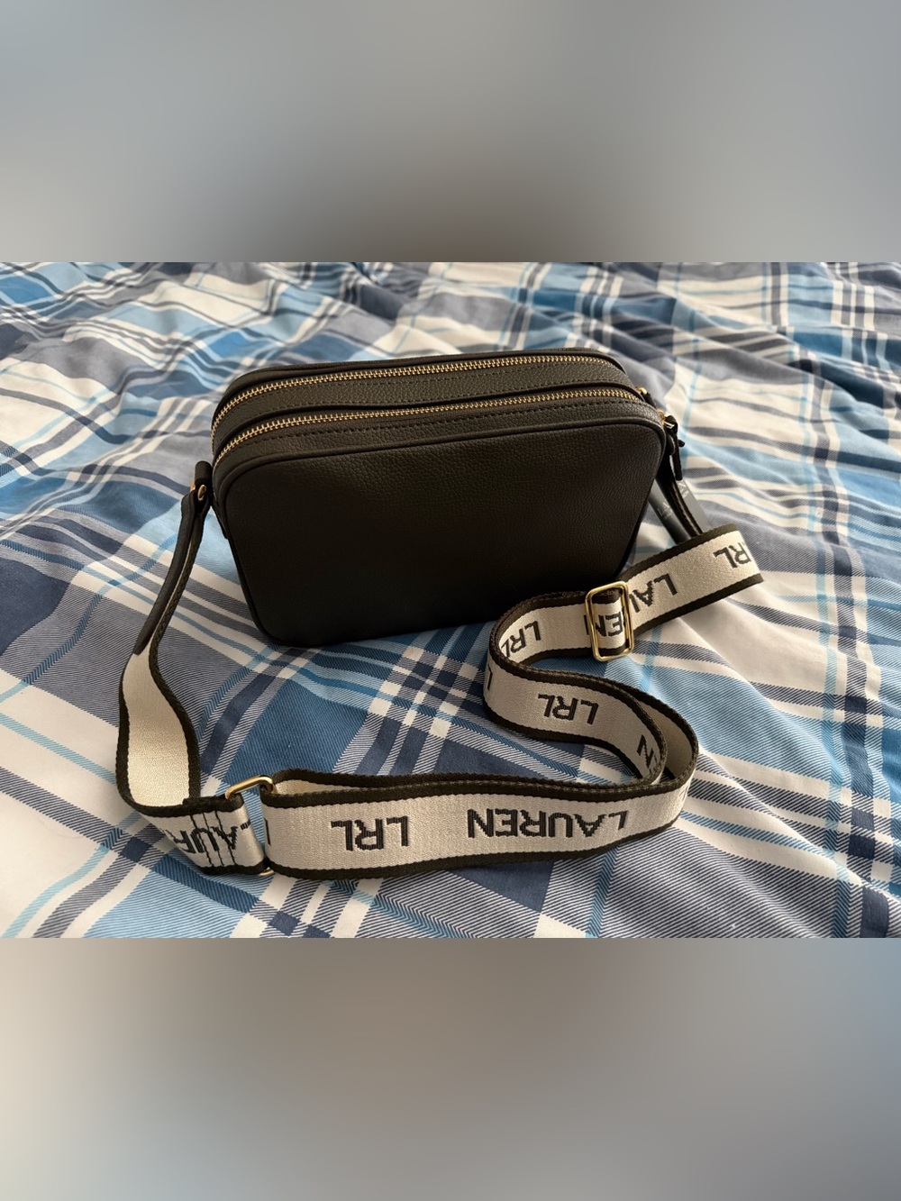 Brand New Lauren Ralph Lauren Crossbody Bag – Dark Olive (Tags Attached) - Picture 8 of 12